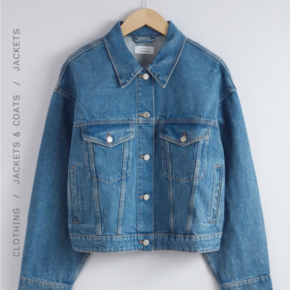 & Other Stories Jackets & Blazers - & Other Stories boxy denim jacket